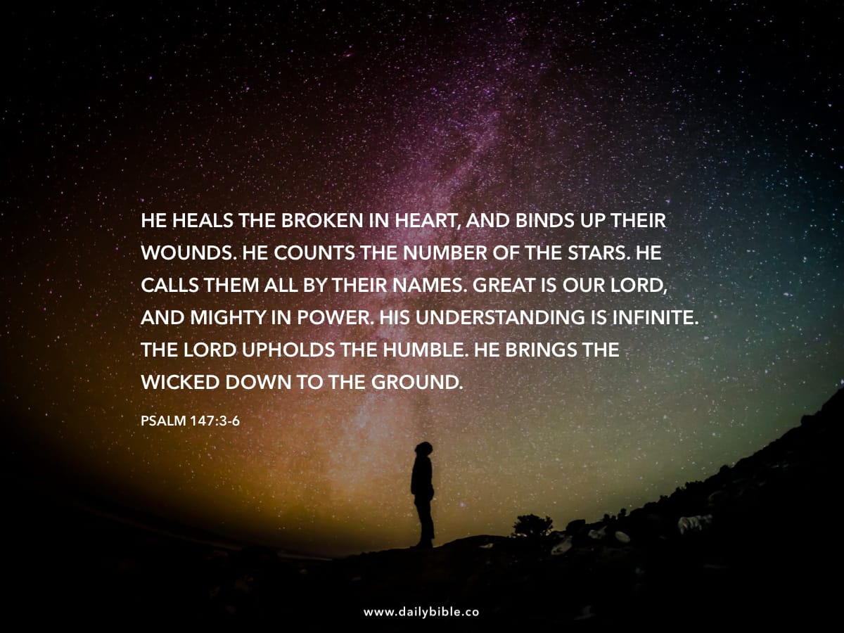 Psalm 147 3 6 Daily Bible Inspirations