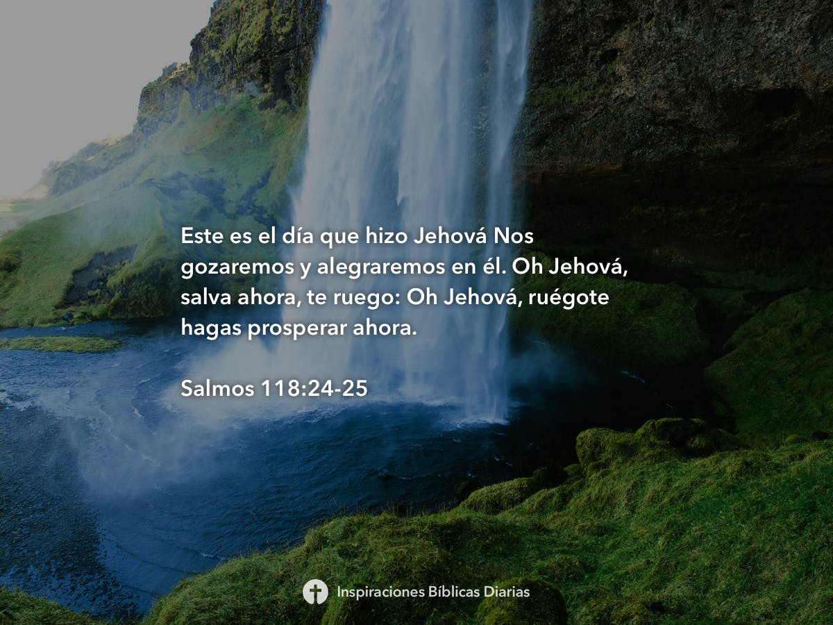 Salmos 118 24 25 Inspiraciones Bíblicas Diarias