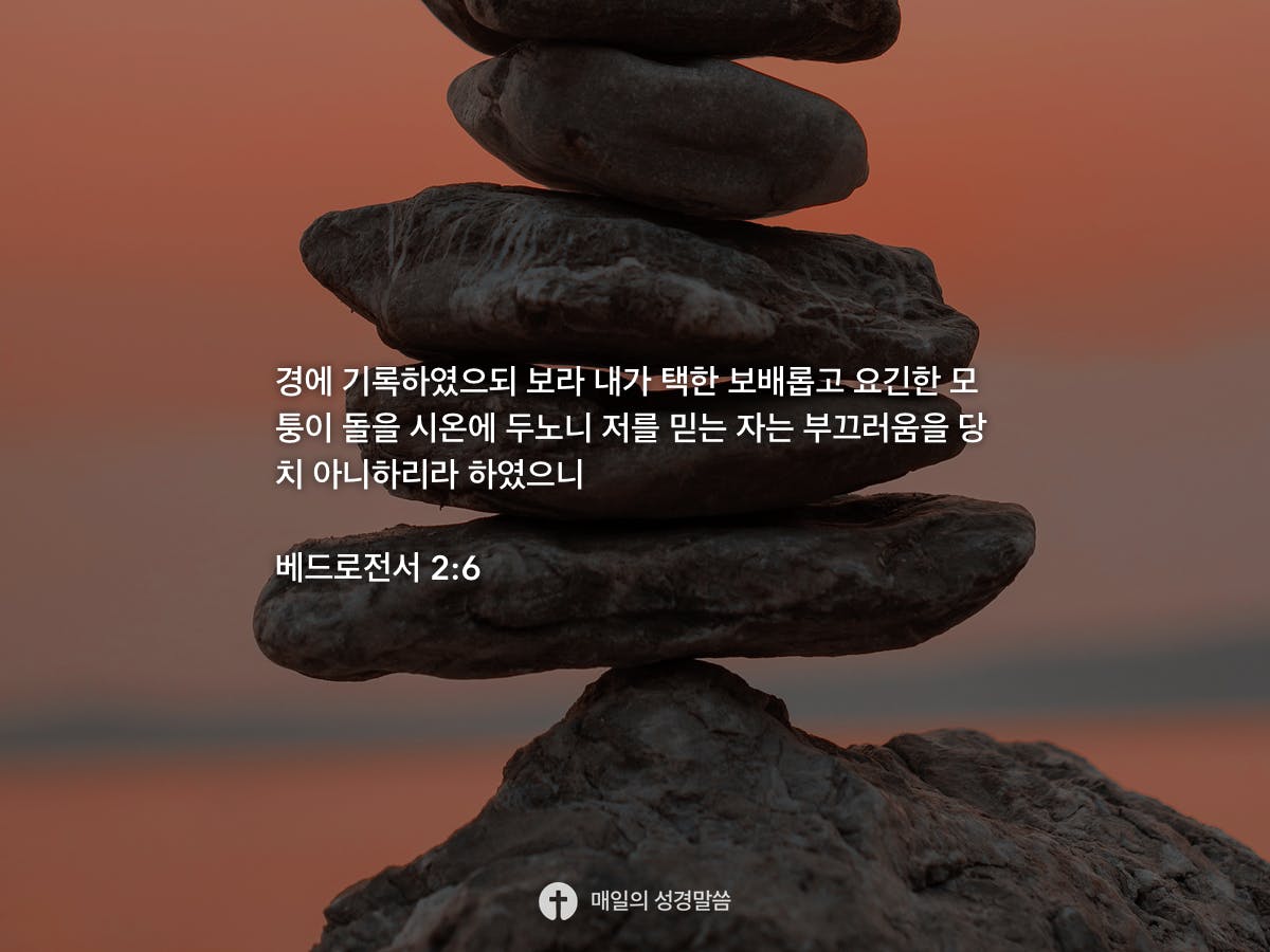 베드로전서 2 6 Daily Bible Inspirations