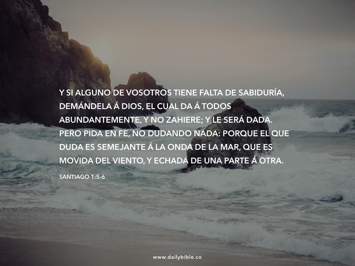 Santiago 1:5-6 - Inspiraciones Bíblicas Diarias