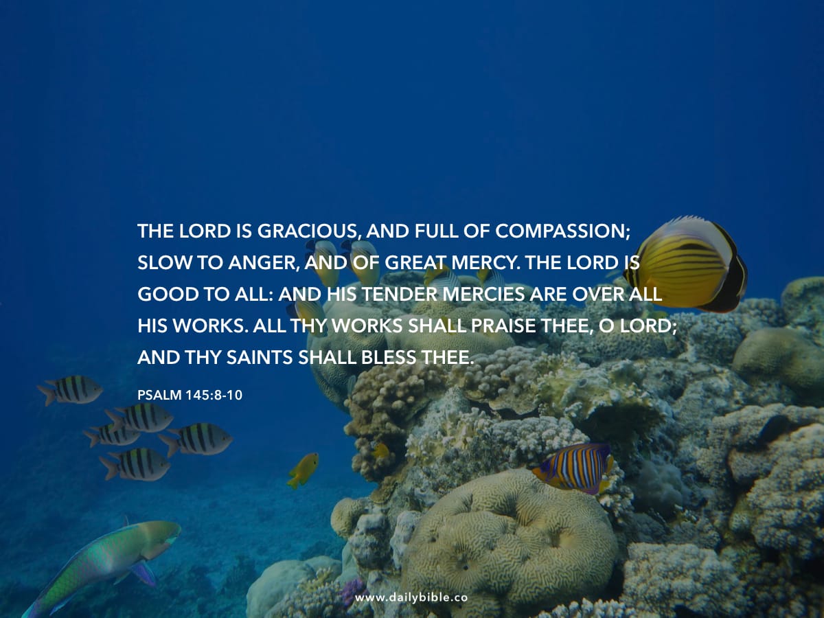 Psalm 145 8 10 Daily Bible Inspirations