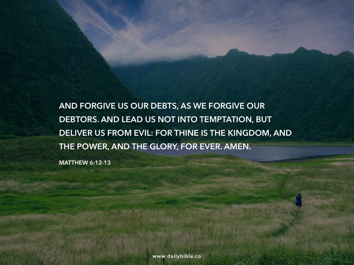 Matthew 6 12 13 Daily Bible Inspirations
