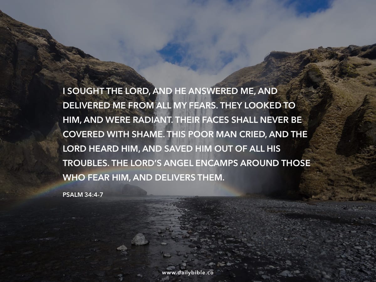 Psalm 34 4 7 Daily Bible Inspirations