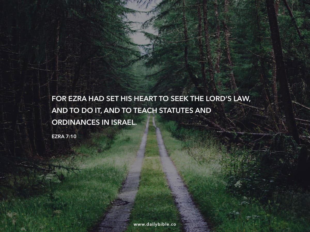 Ezra 7:10 - Daily Bible Inspirations