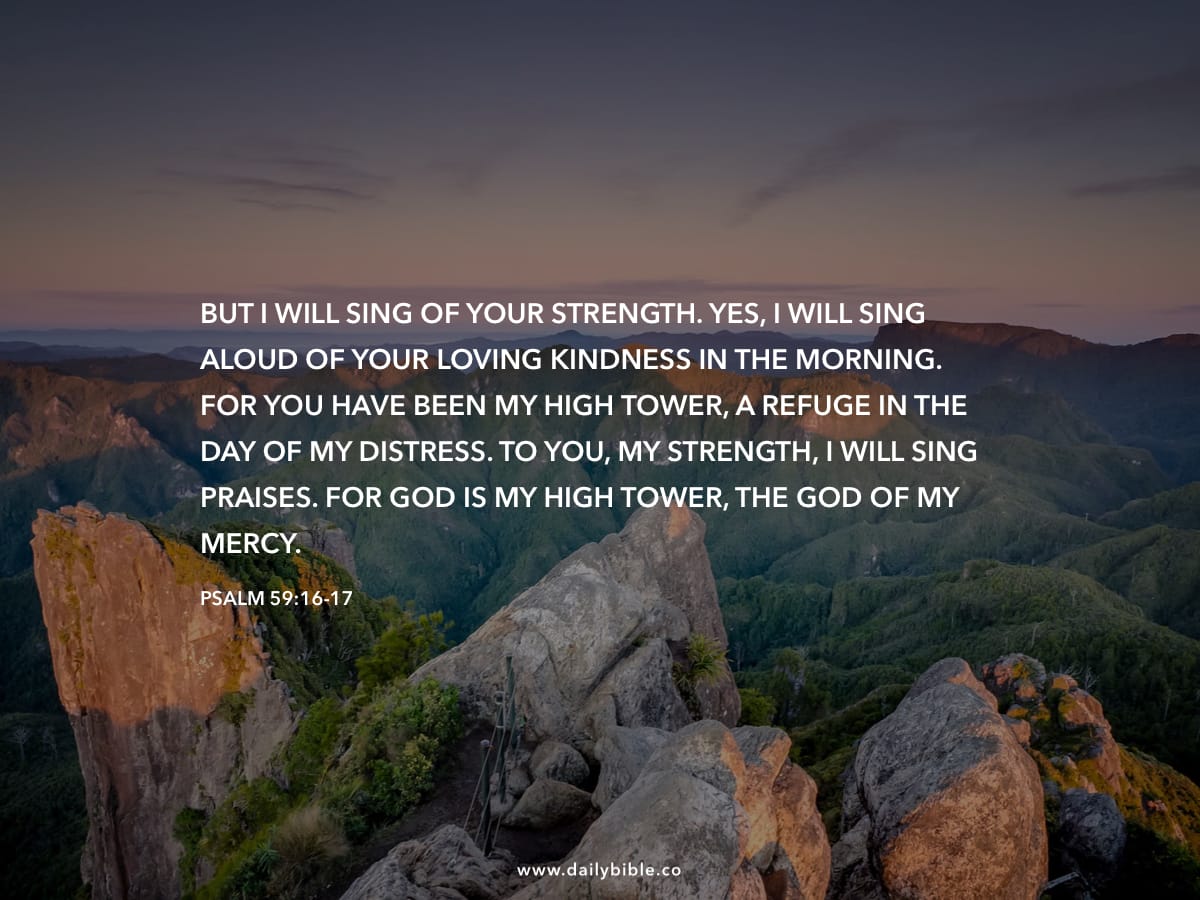 Psalm 59 16 17 Daily Bible Inspirations