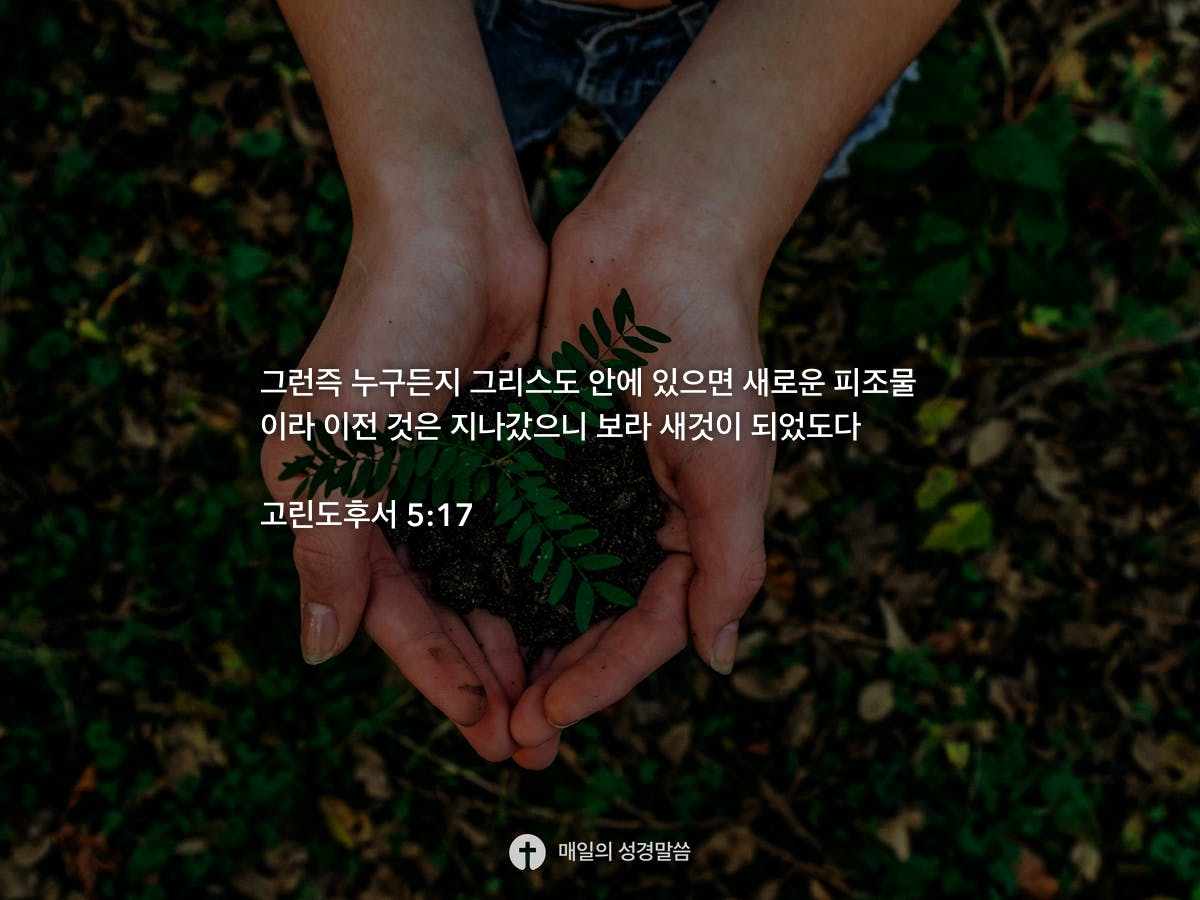 고린도후서 5 17 Daily Bible Inspirations