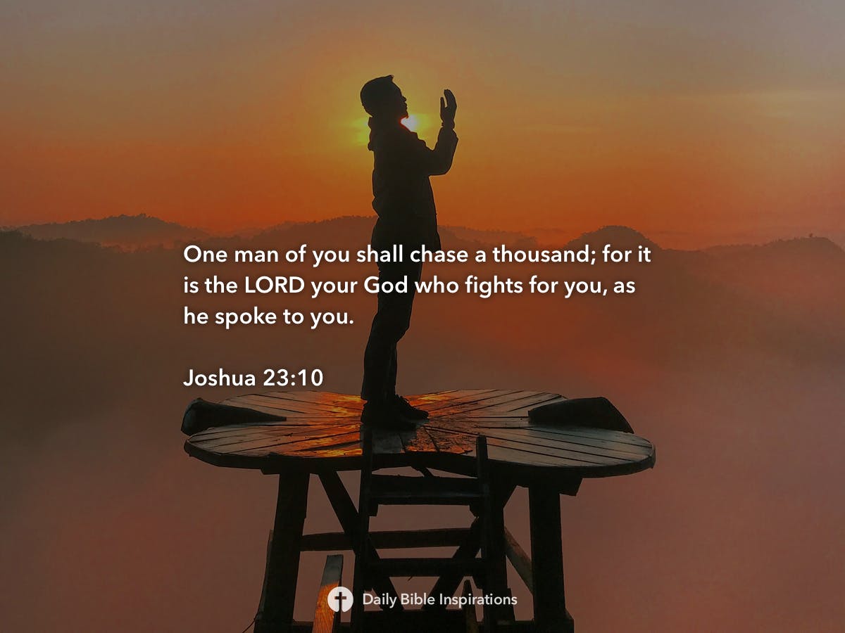 Joshua 23:10 | Daily Bible Inspirations