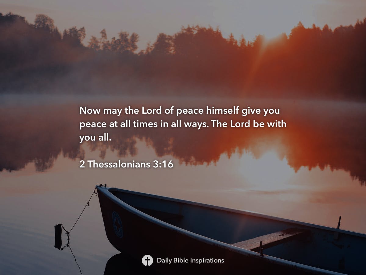 2 Thessalonians 3 16 Daily Bible Inspirations