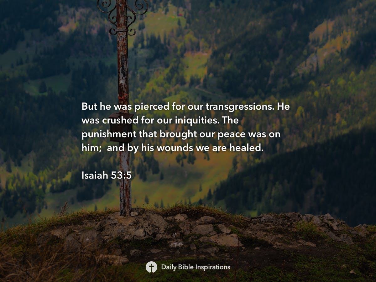 Isaiah 53:5 | Daily Bible Inspirations