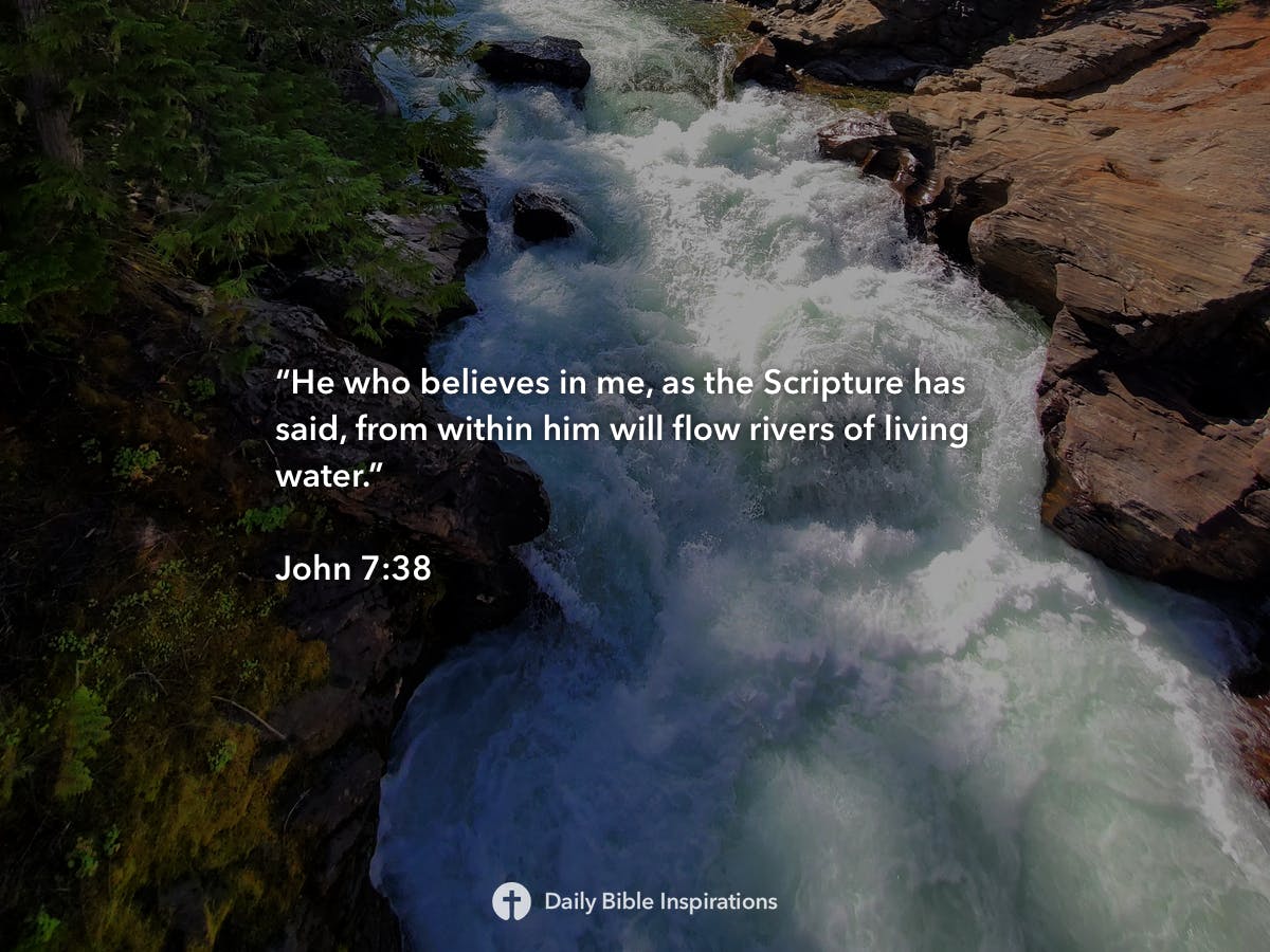 John 7:38 - Daily Bible Inspirations