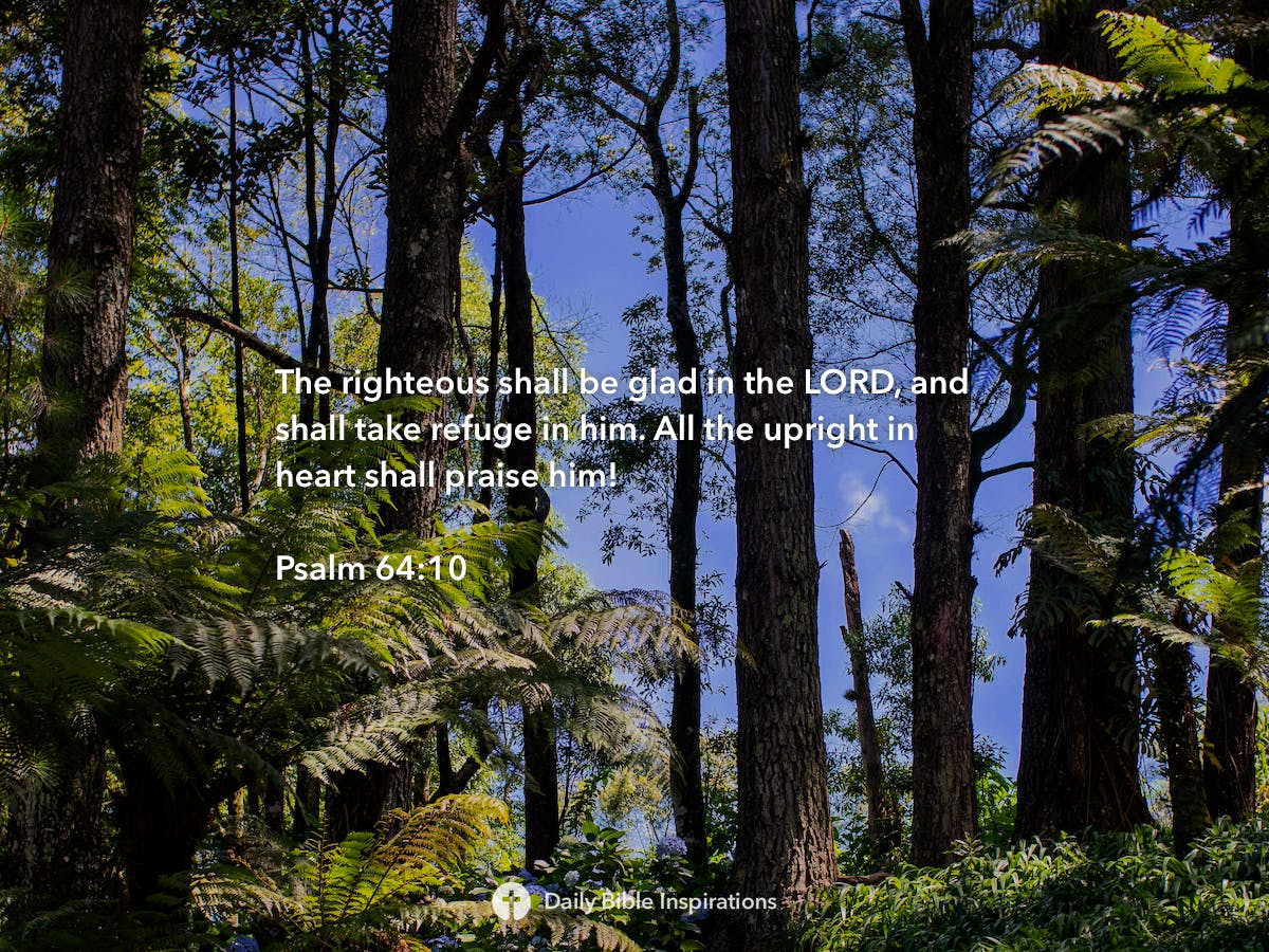 Psalm 64:10 - Daily Bible Inspirations