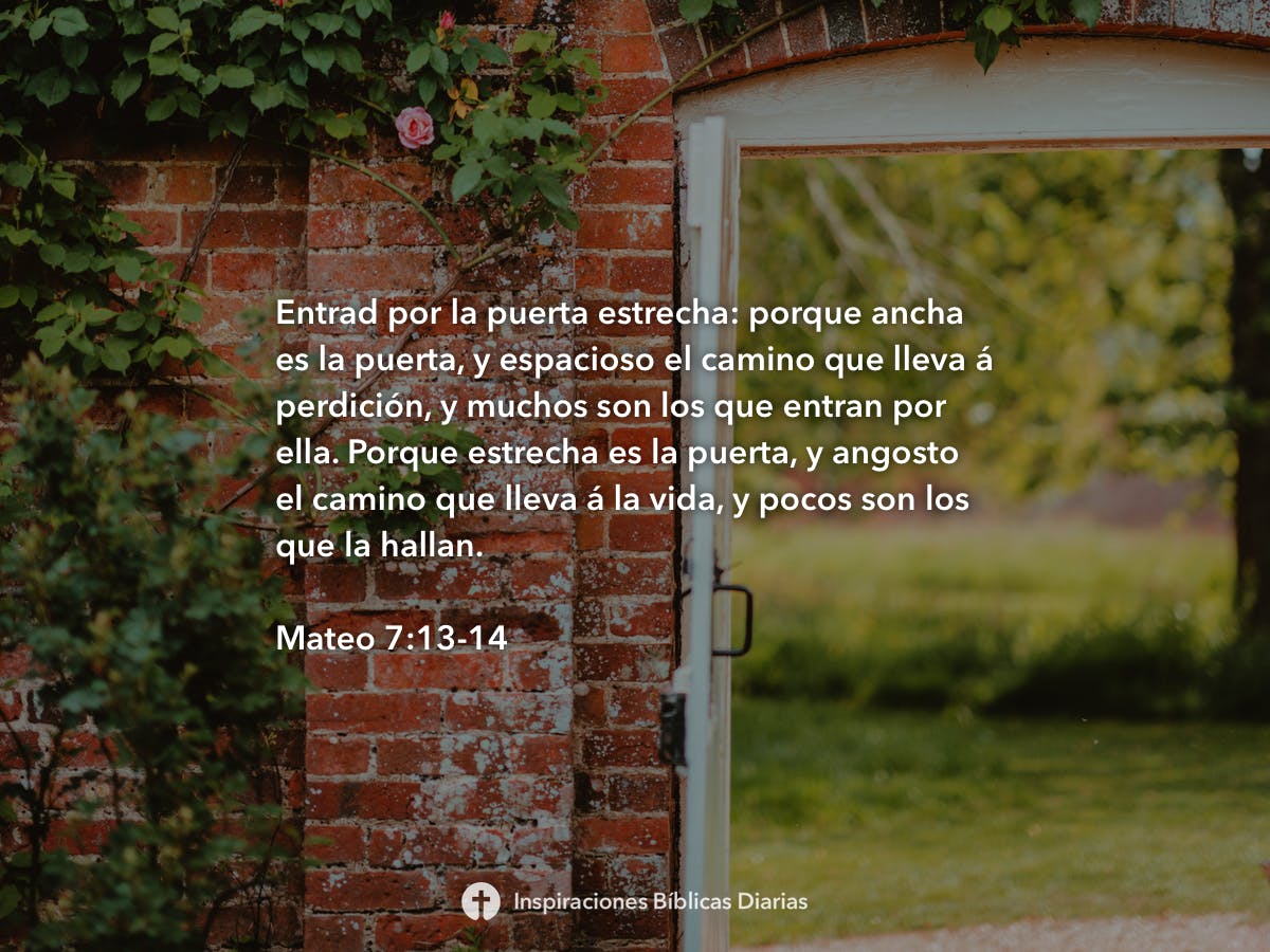 Mateo 7 13
