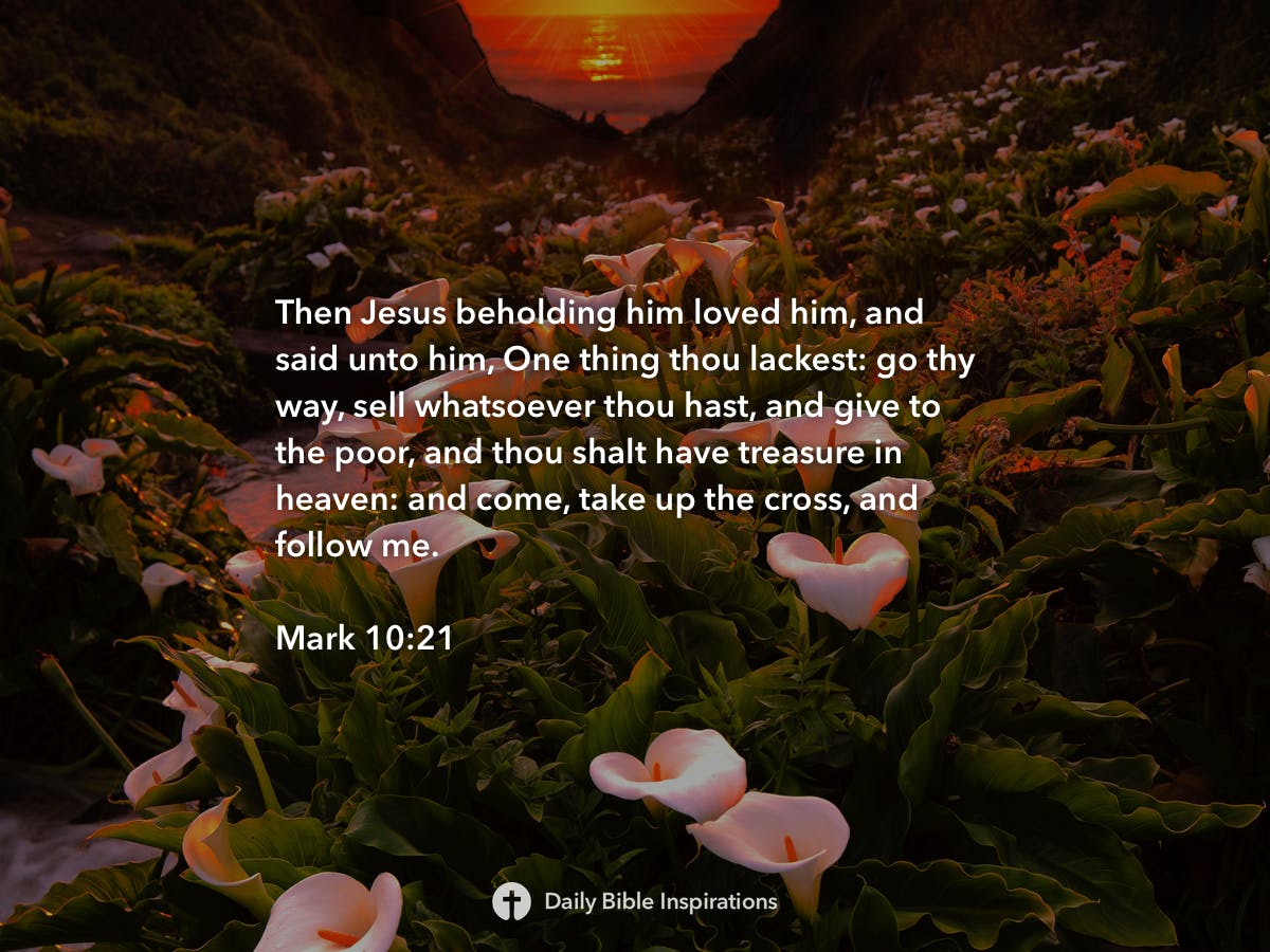 Mark 10:21 | Daily Bible Inspirations