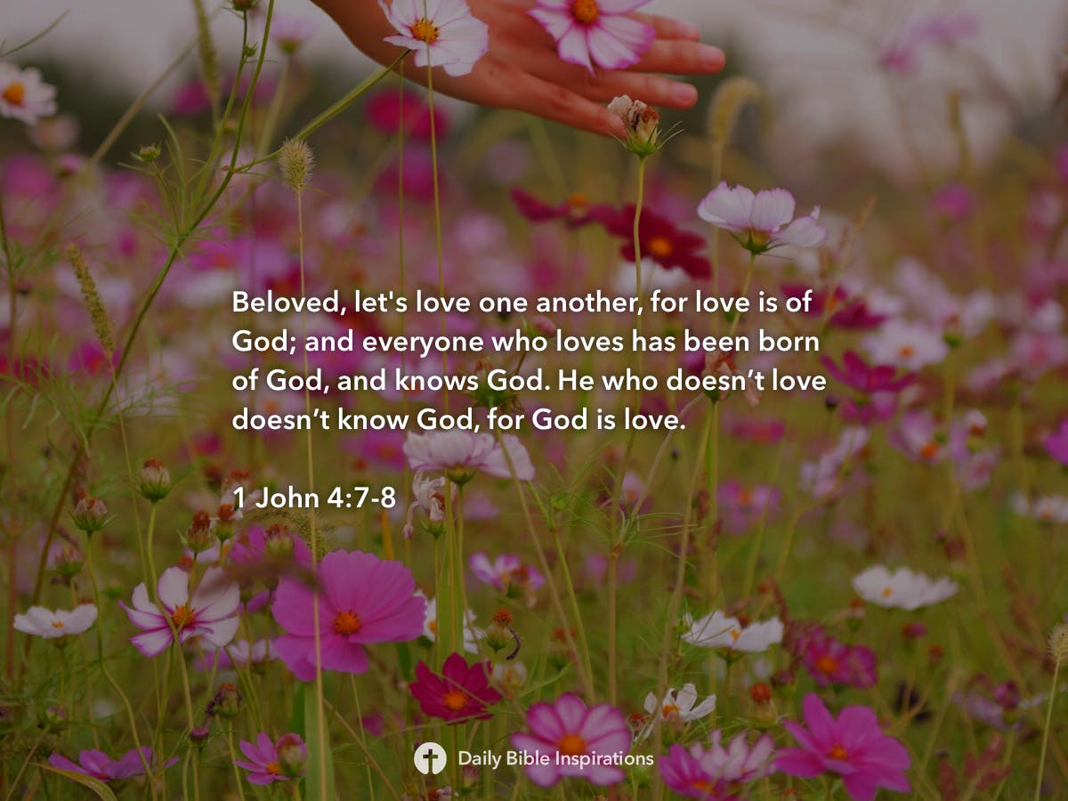 1 John 4:7-8 | Daily Bible Inspirations
