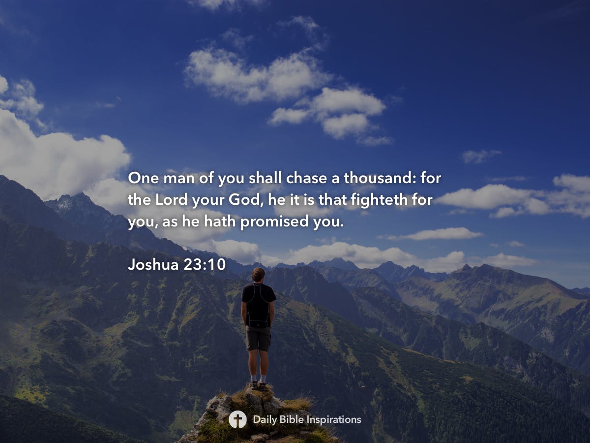 Joshua 23:10 | Daily Bible Inspirations