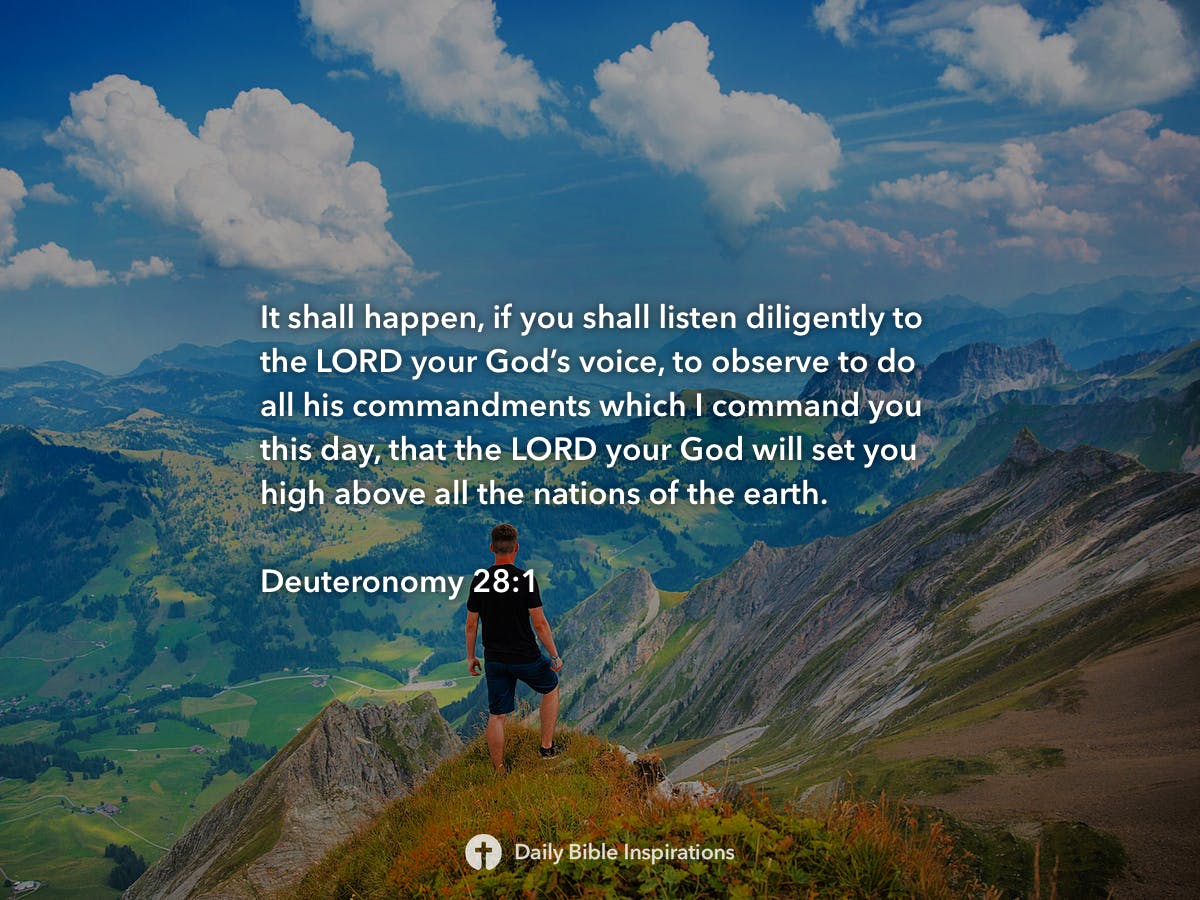 Deuteronomy 28:1 | Daily Bible Inspirations