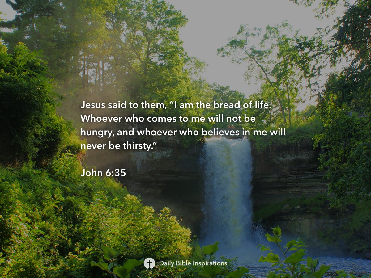 John 6:35 | Daily Bible Inspirations