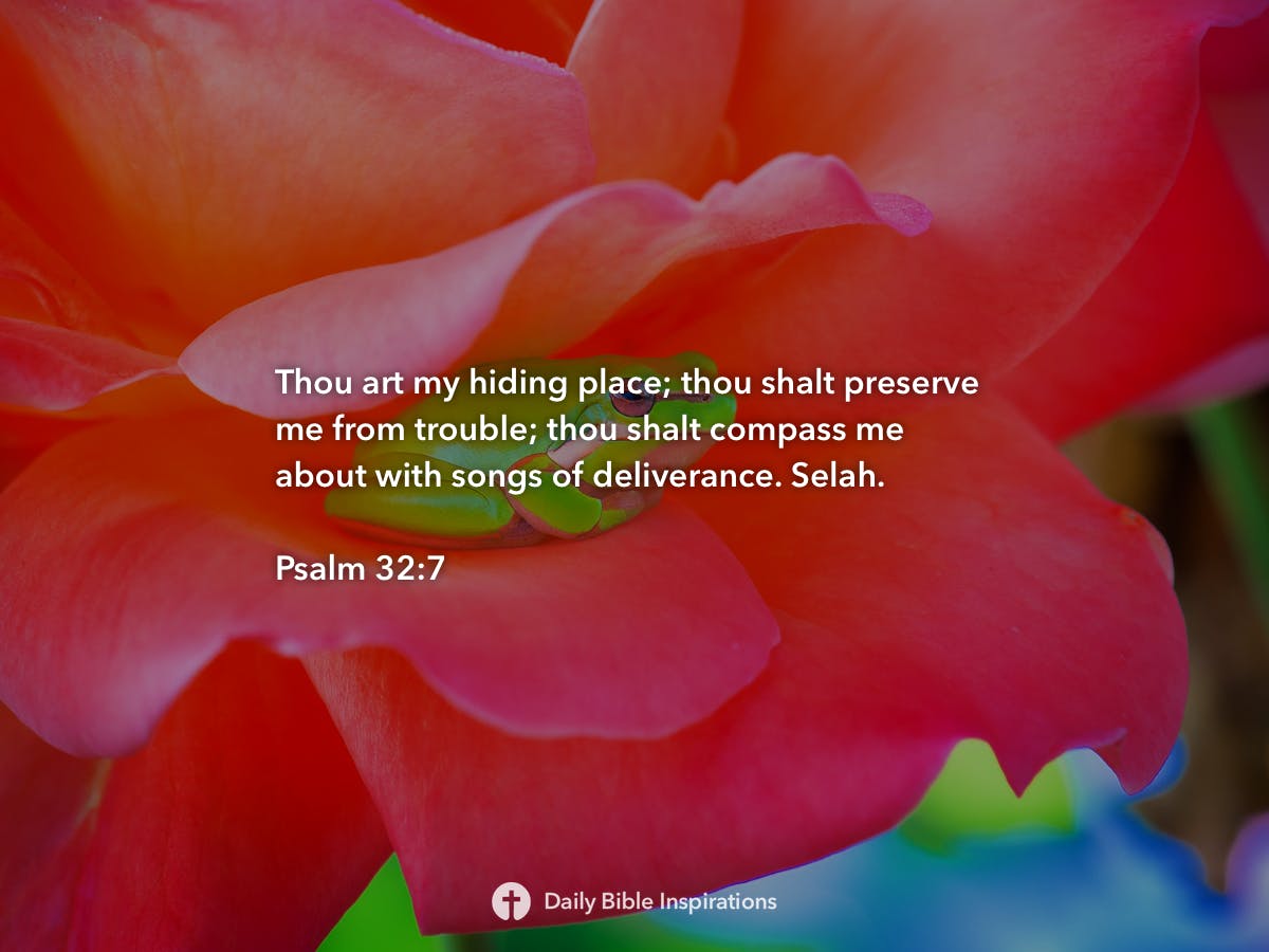 Psalm 32:7 - Daily Bible Inspirations