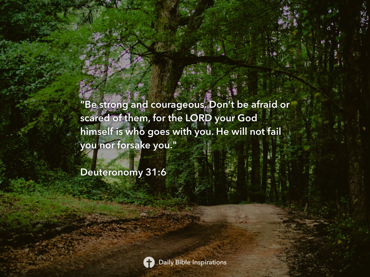 Deuteronomy 31:6 | Daily Bible Inspirations