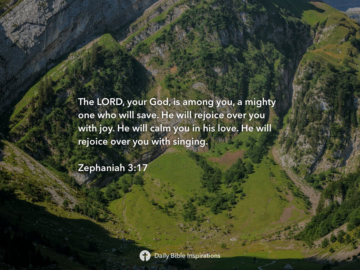 Zephaniah 3:17 - Daily Bible Inspirations