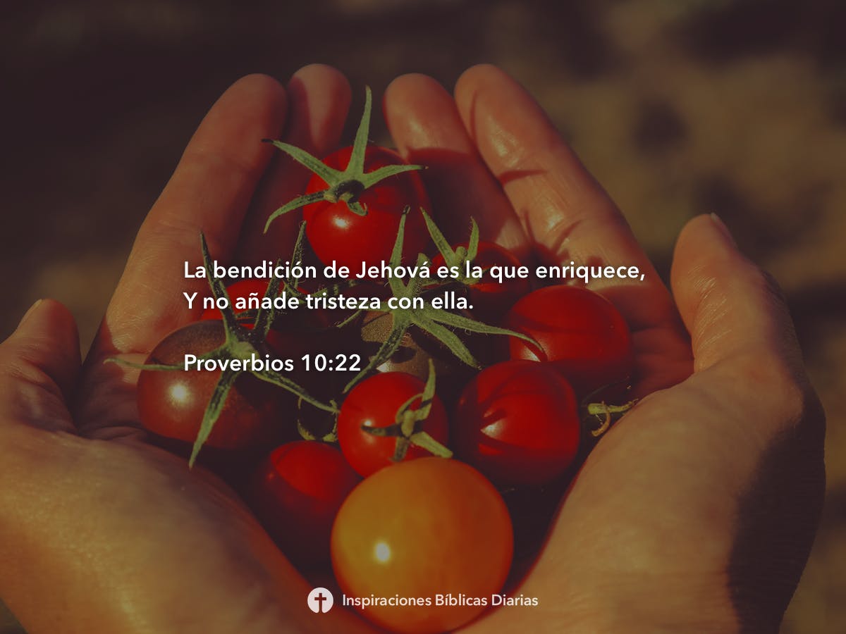 Proverbios 10:22 - Inspiraciones Bíblicas Diarias