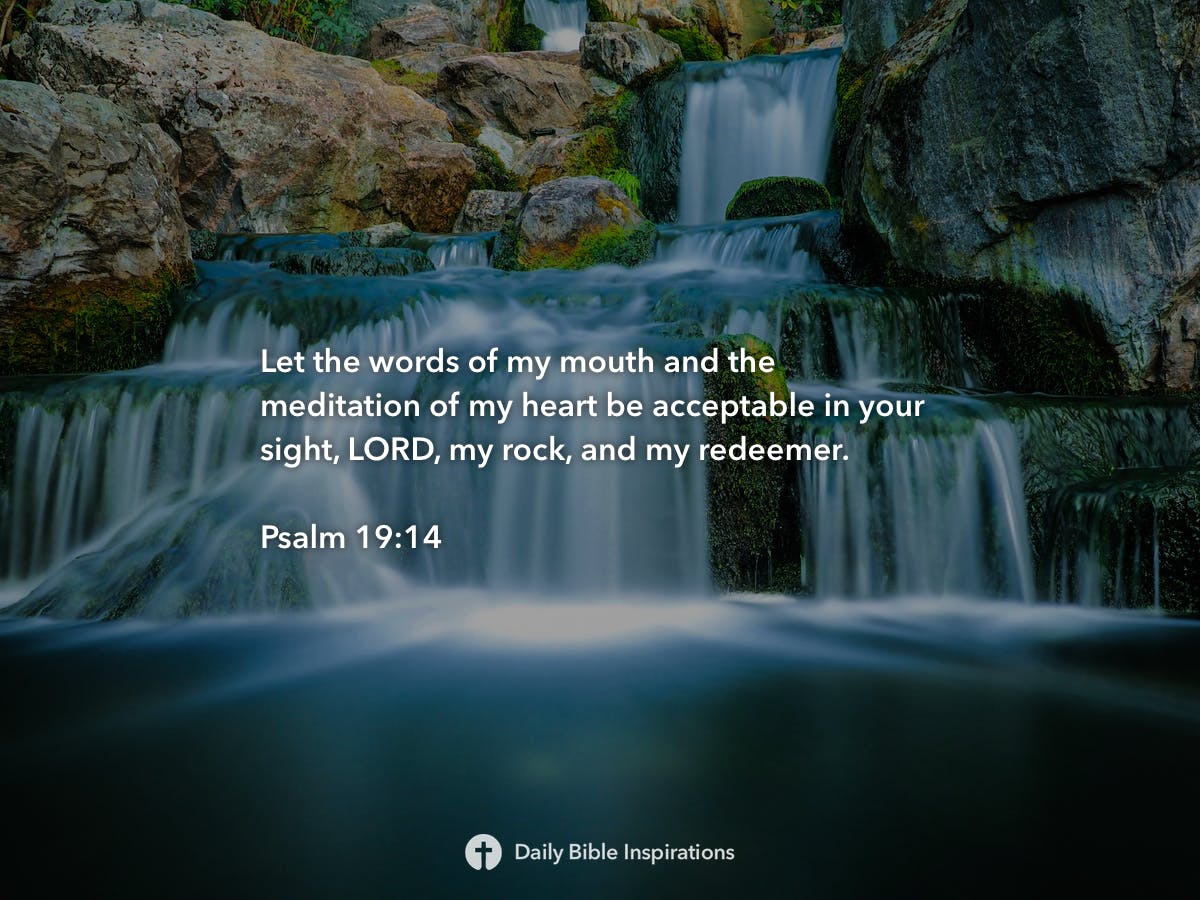 Psalm 19:14 | Daily Bible Inspirations