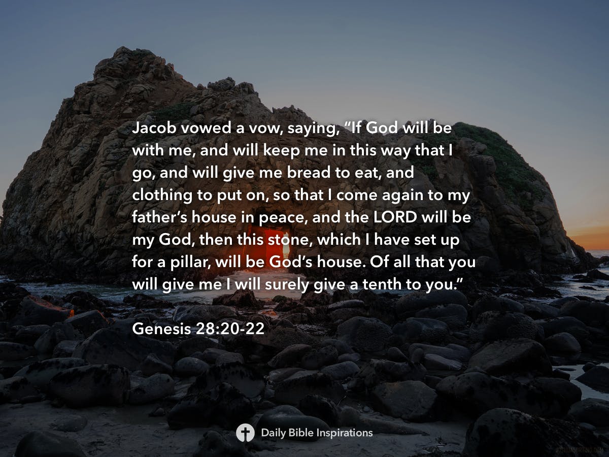 Genesis 28:20-22 | Daily Bible Inspirations