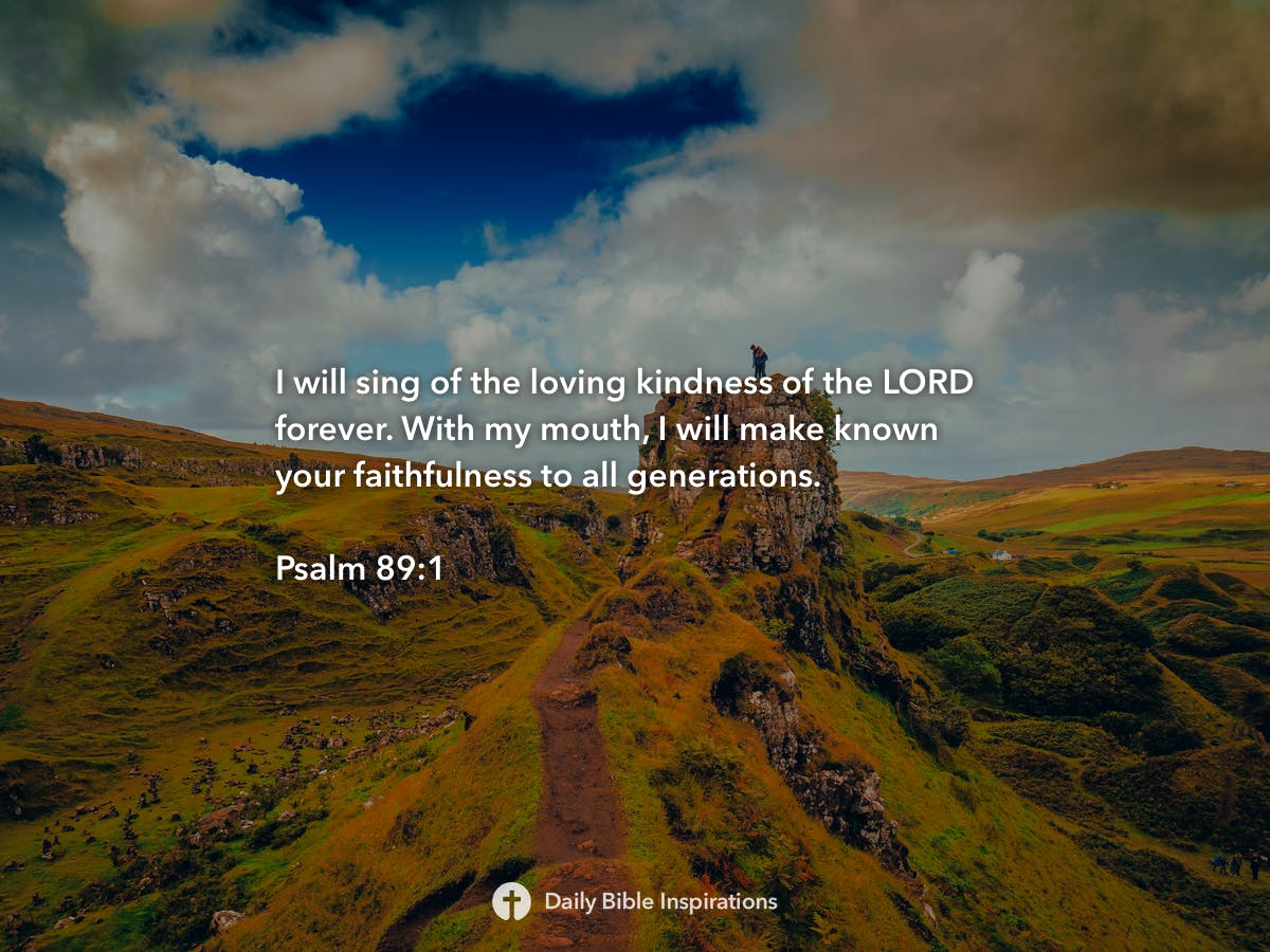 Psalm 89:1 - Daily Bible Inspirations