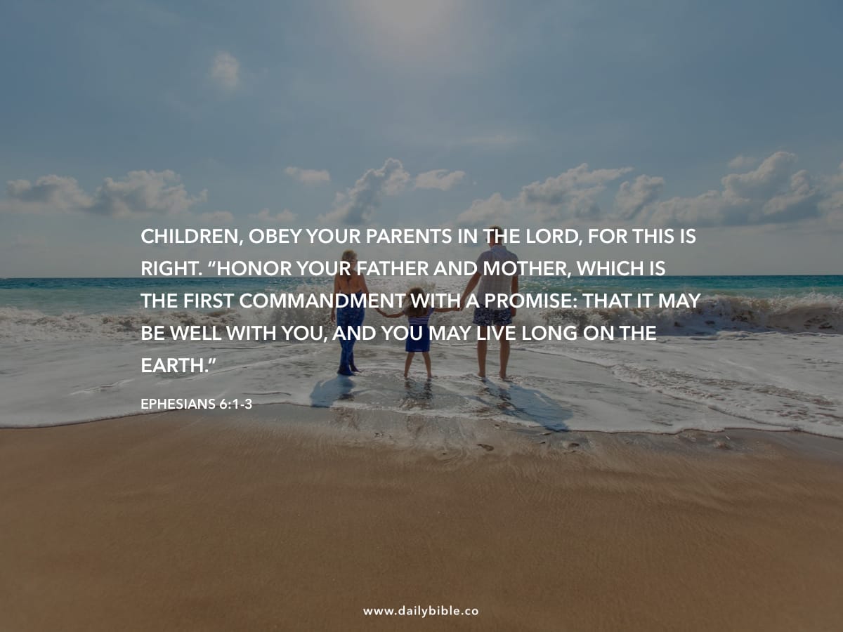 Ephesians 6 1 3 daily bible inspirations