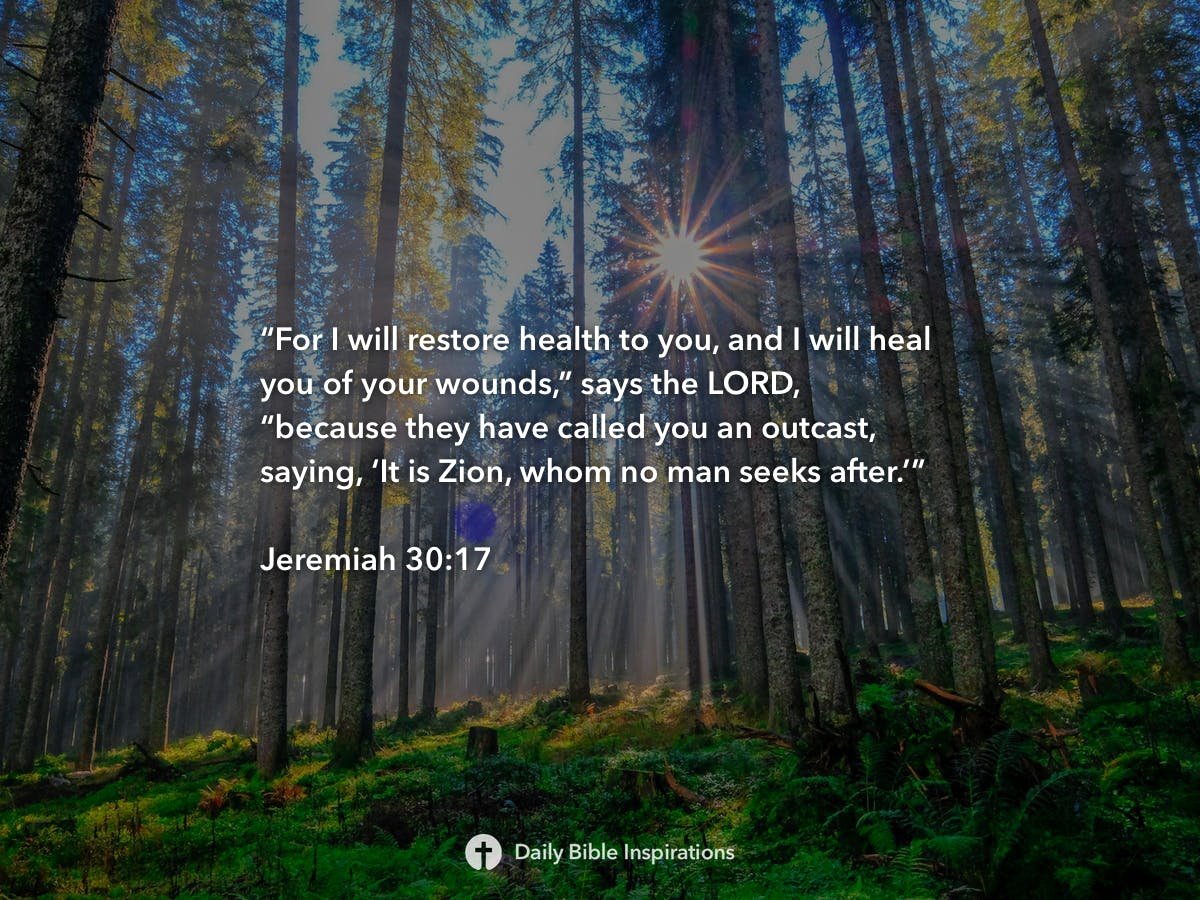 Jeremiah 30:17 - Daily Bible Inspirations