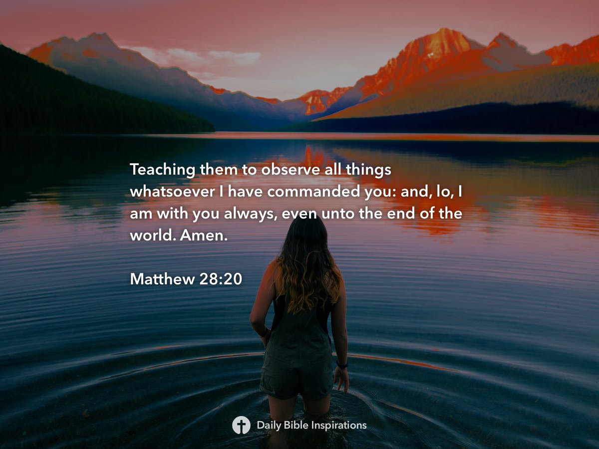 Matthew 28 Daily Bible Inspirations