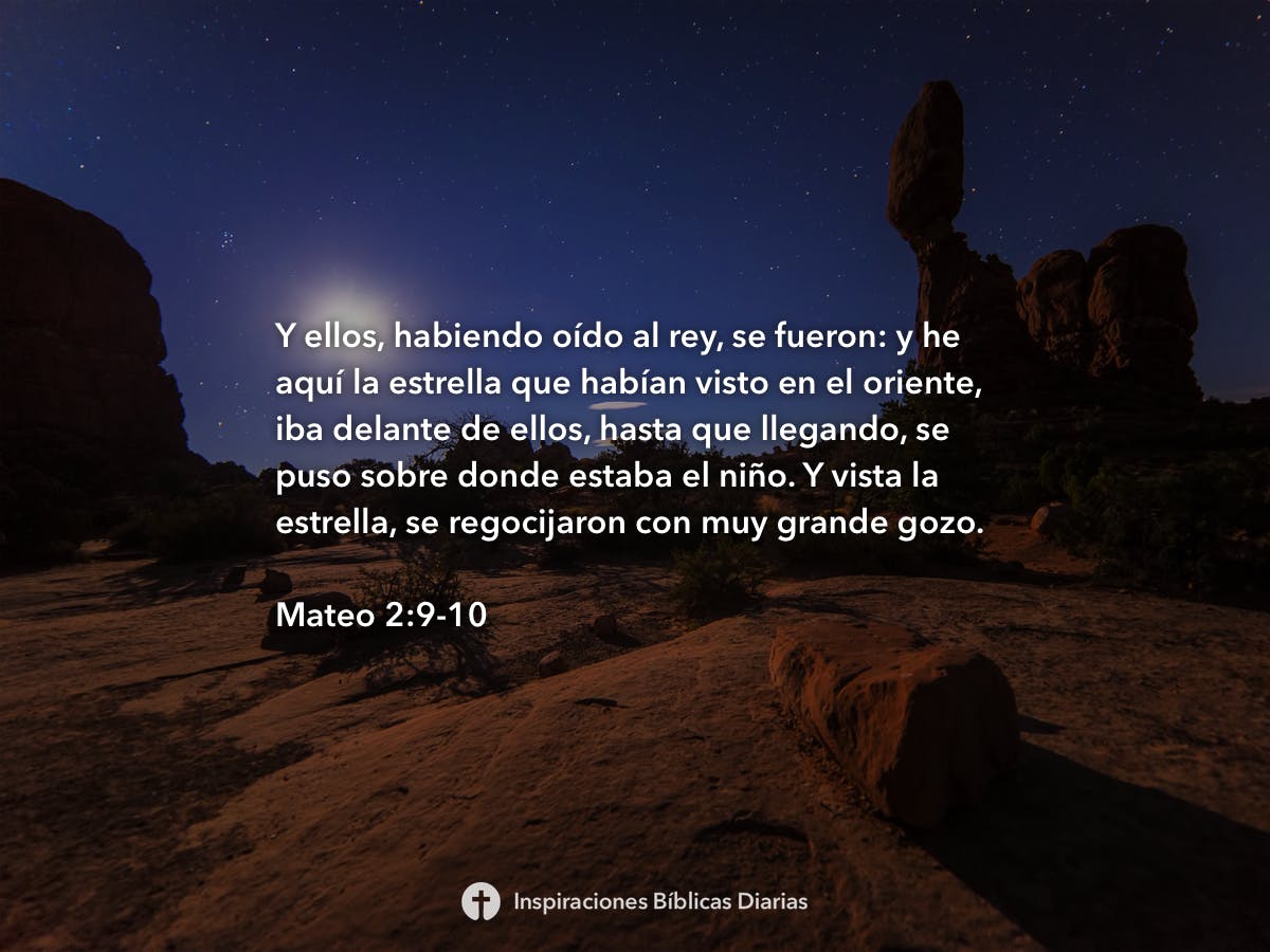 Mateo 2:9-10 - Inspiraciones Bíblicas Diarias