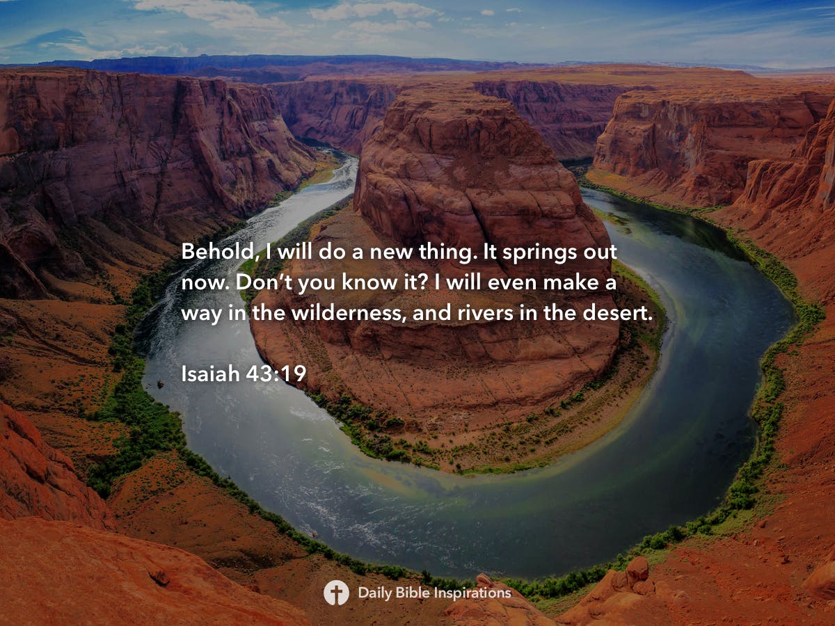 Isaiah 43:19 | Daily Bible Inspirations