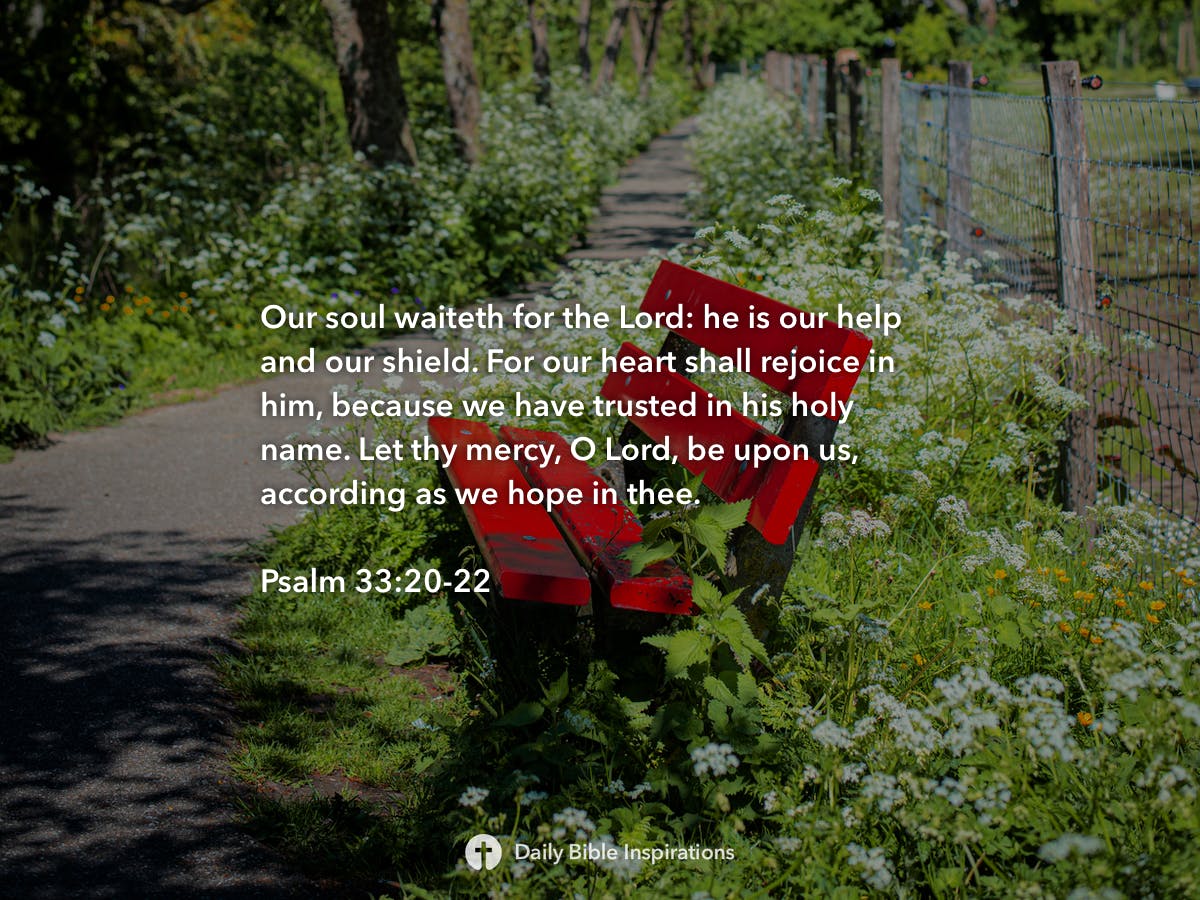 Psalm 33:20-22 - Daily Bible Inspirations