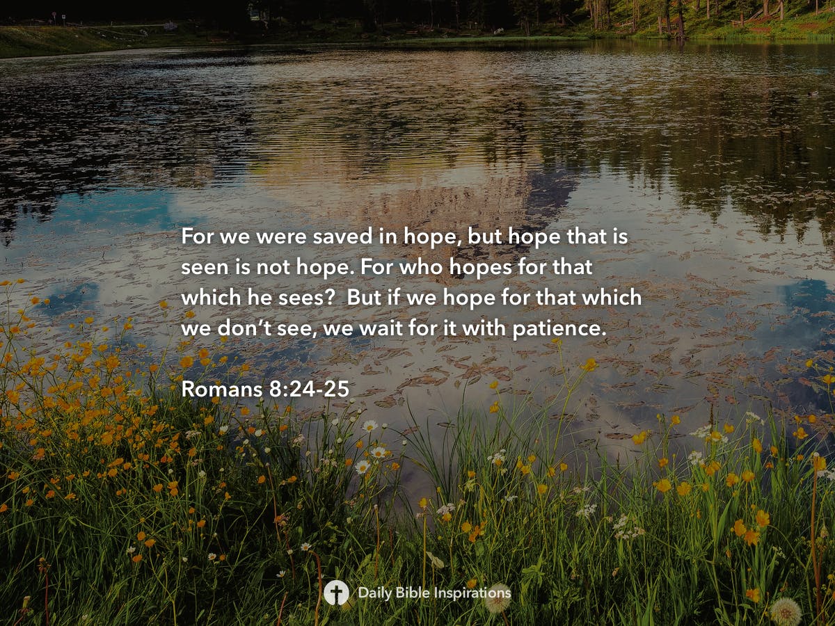 Romans 8 24 25 Meaning