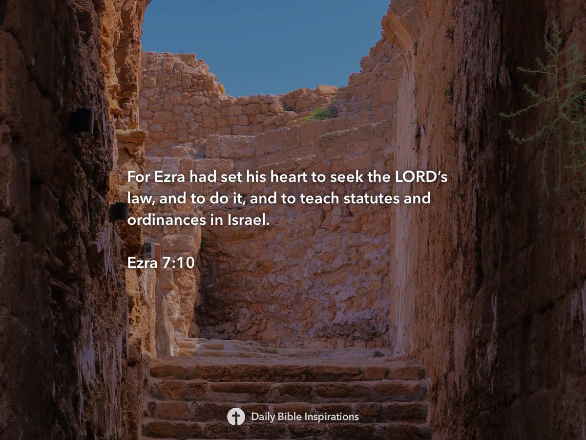 Ezra 7:10 - Daily Bible Inspirations