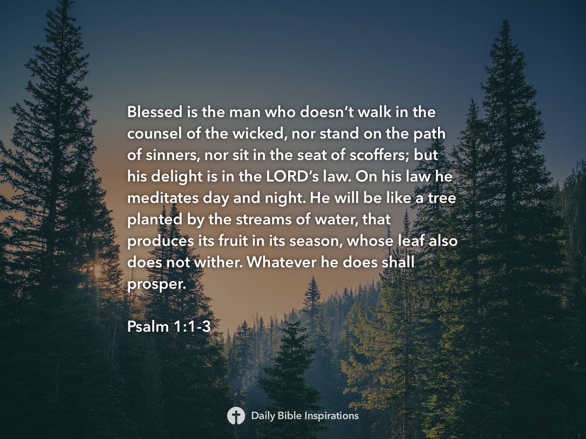 Psalm 1:1-3 - Daily Bible Inspirations