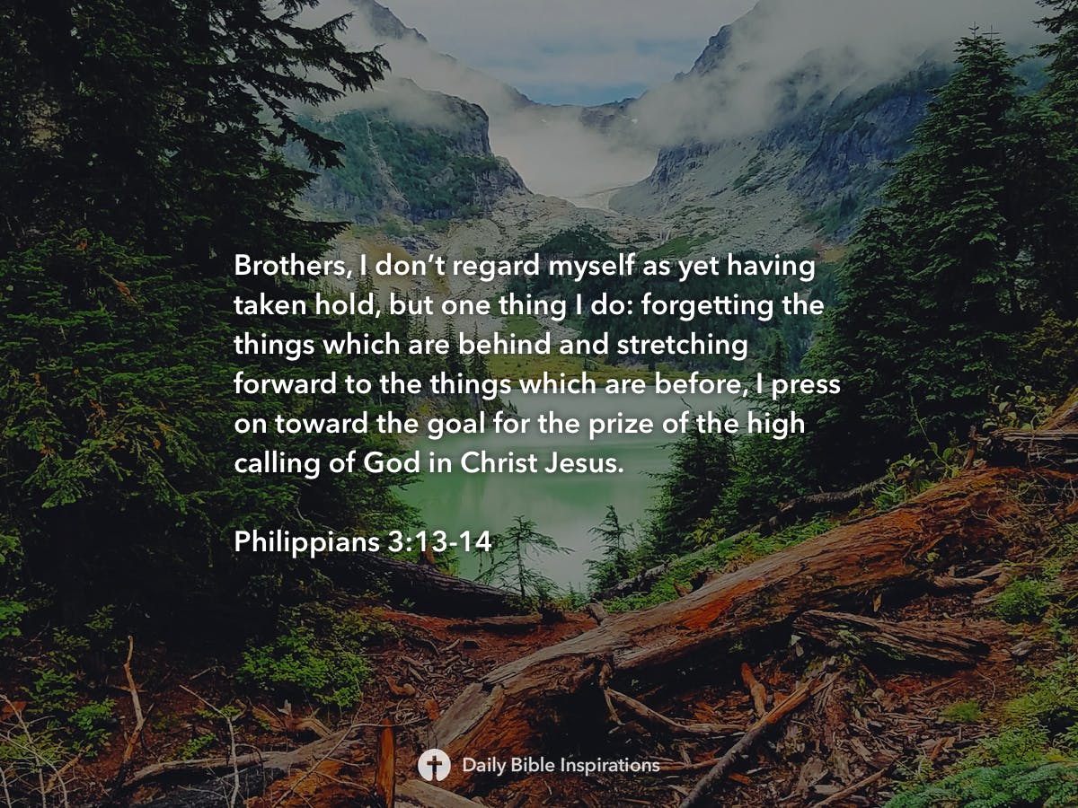 Philippians 3:13-14 - Daily Bible Inspirations