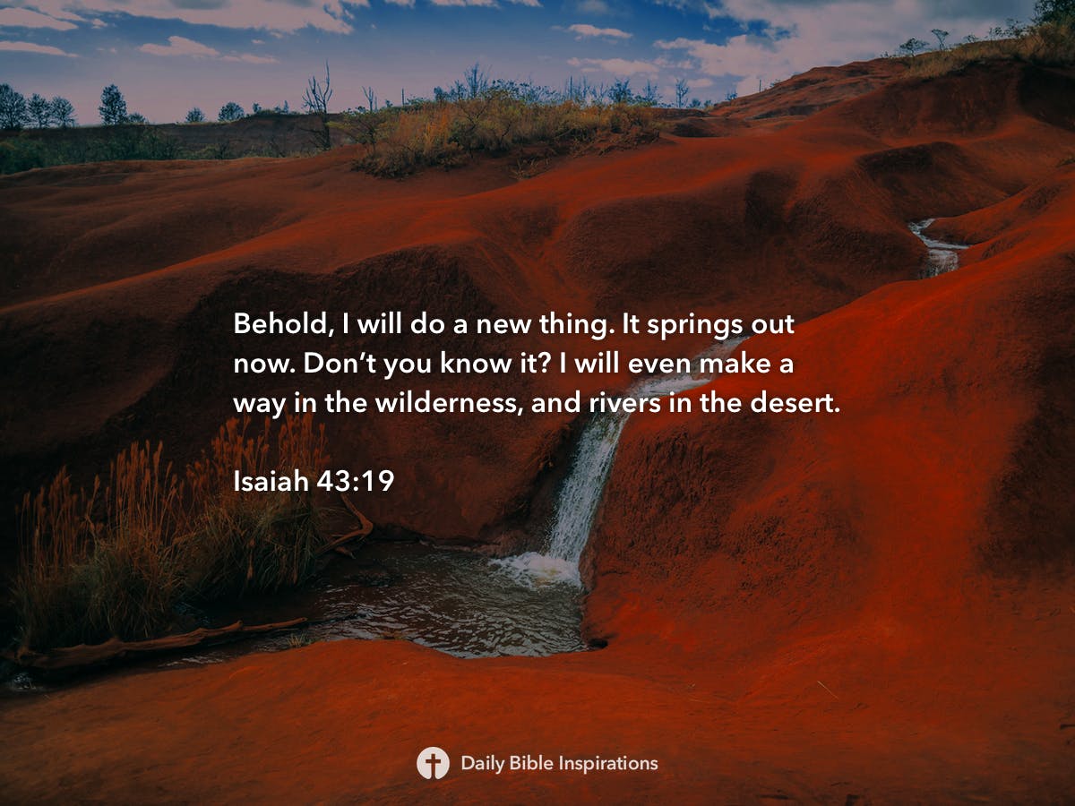 Isaiah 43:19 | Daily Bible Inspirations