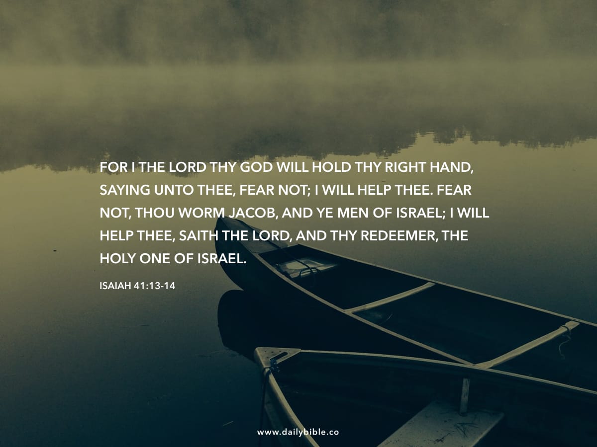 Isaiah 41:13-14 - Daily Bible Inspirations