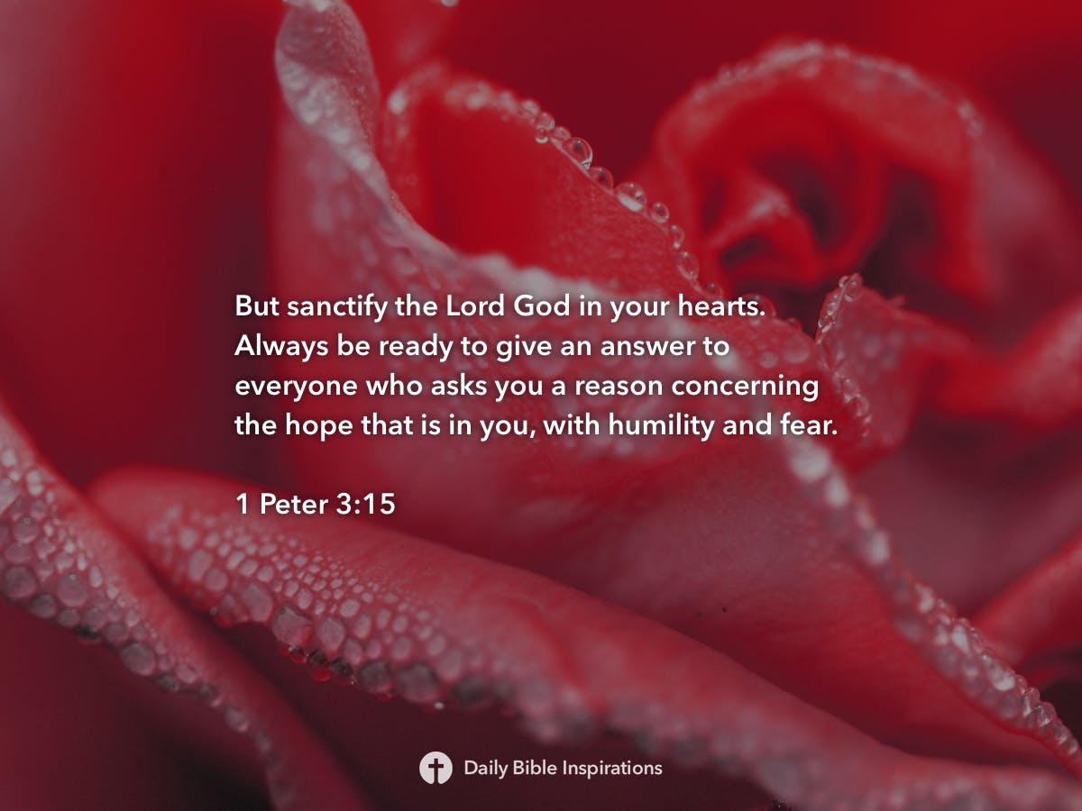 1 Peter 3:15 | Daily Bible Inspirations