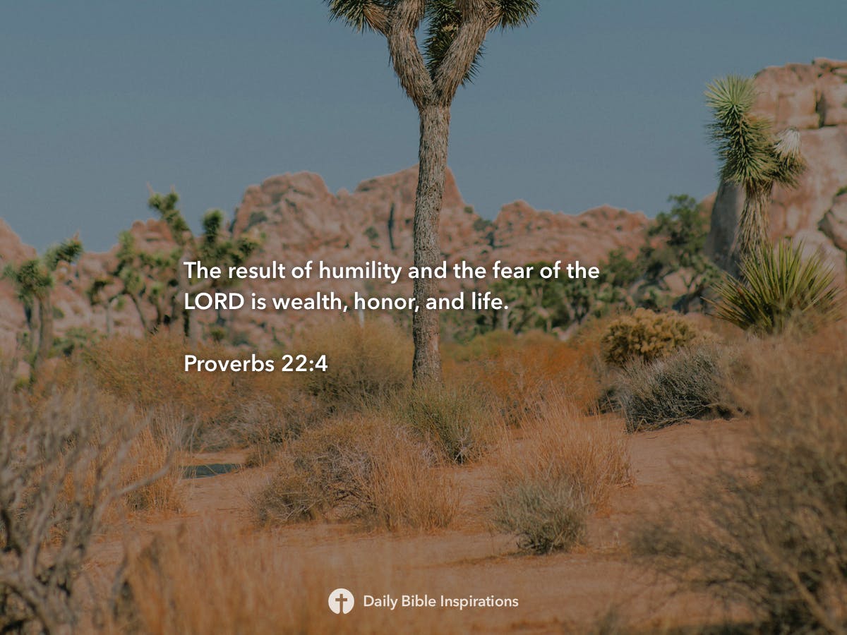 Proverbs 22:4 | Daily Bible Inspirations