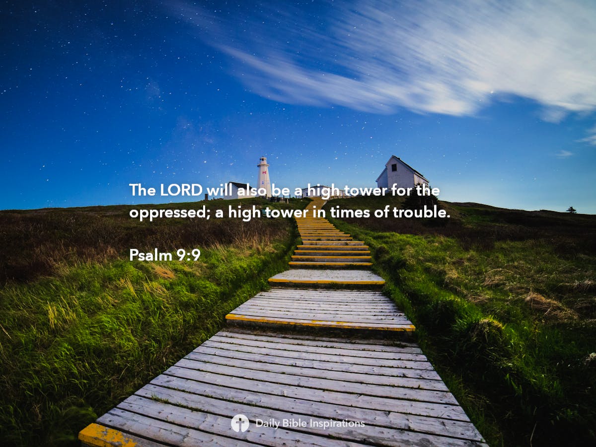 Psalm 9:9 - Bible Inspirations