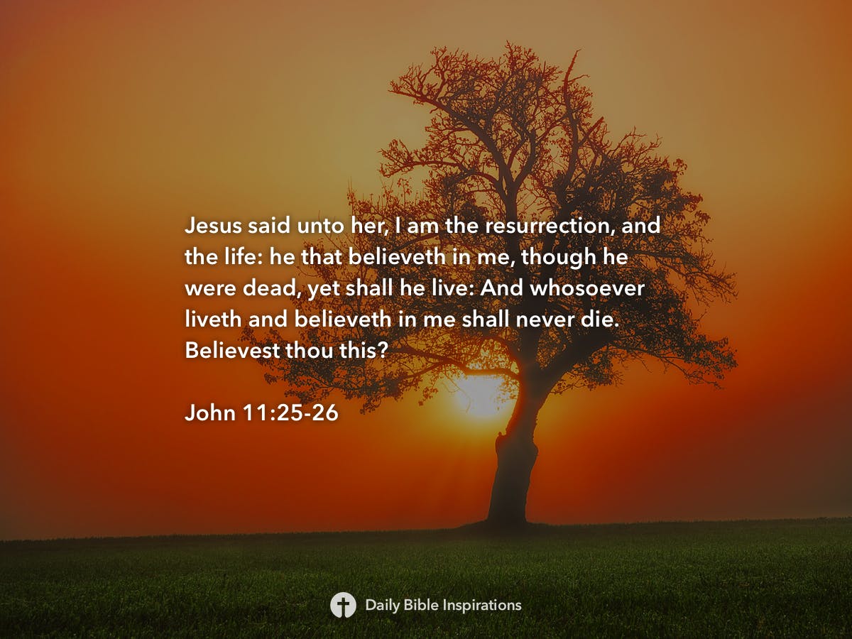 John 1125 26 Daily Bible Inspirations