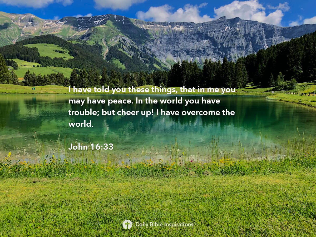 John 16:33 - Bible Inspirations