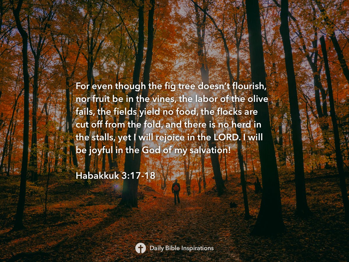 Habakkuk 3:17-18 - Daily Bible Inspirations