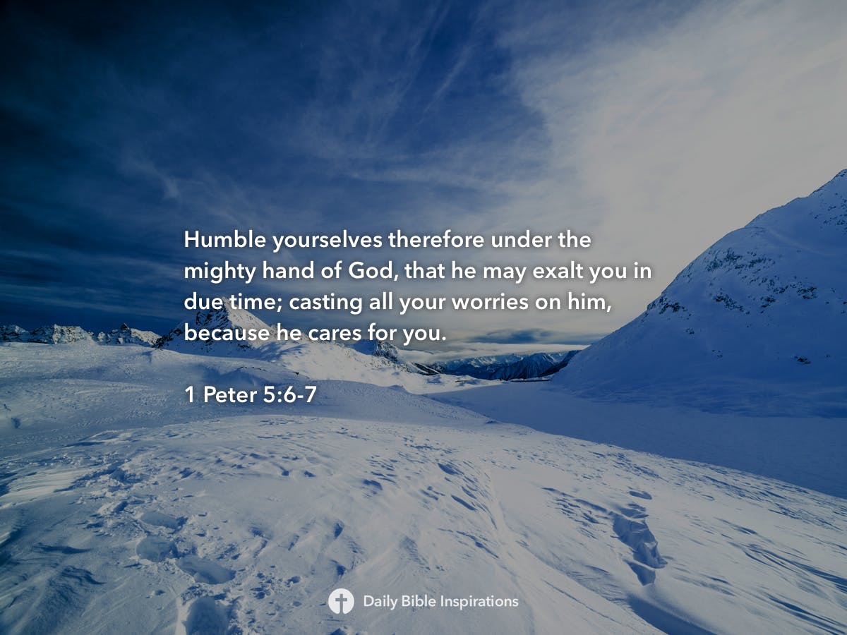 1 Peter 5:6-7 | Daily Bible Inspirations