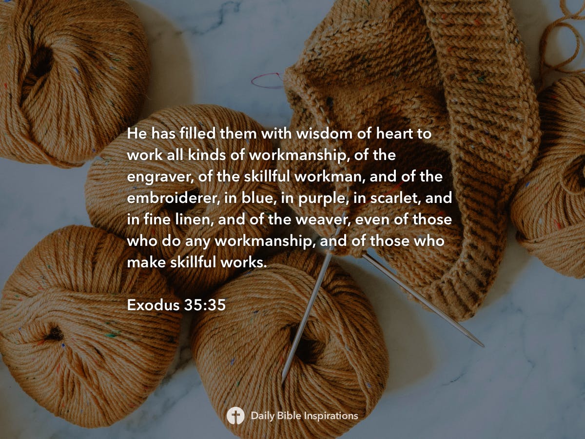 Exodus 35 35 Daily Bible Inspirations