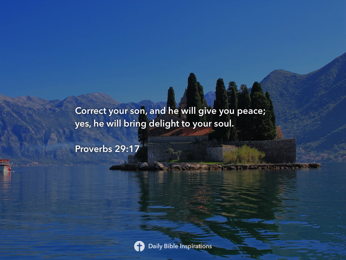 Proverbs 29:17 - Daily Bible Inspirations