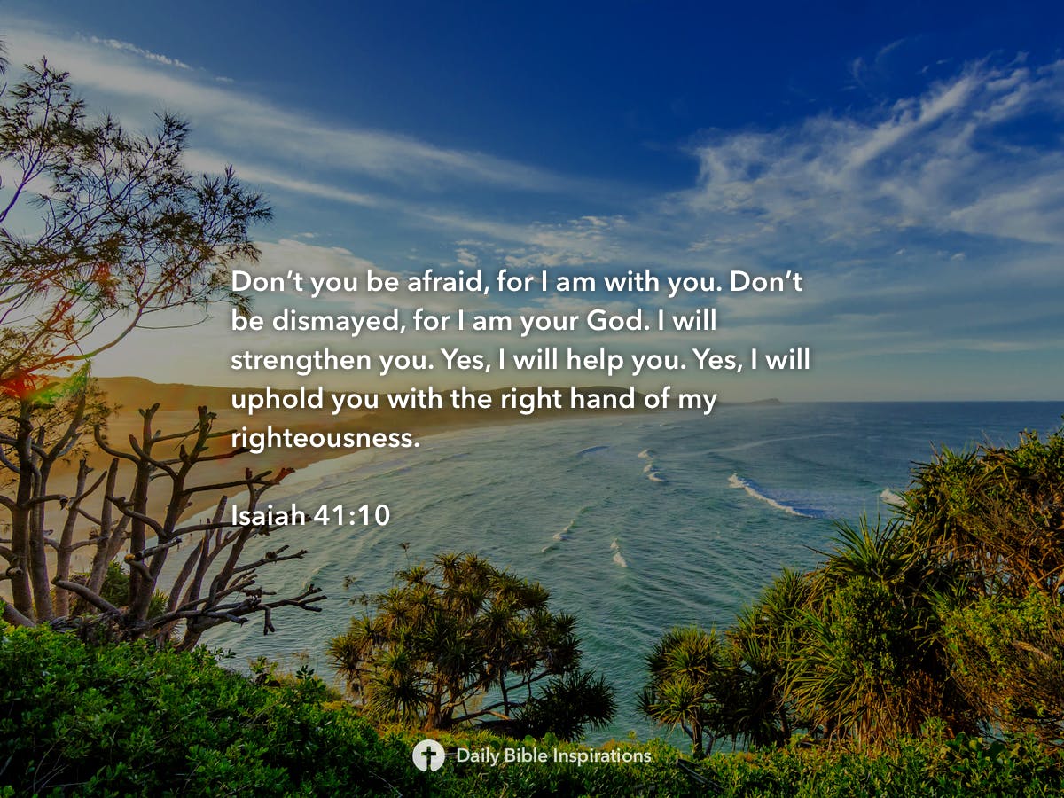 Isaiah 41:10 - Daily Bible Inspirations